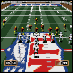 Joe Montana's NFL Football (U) Back Cover